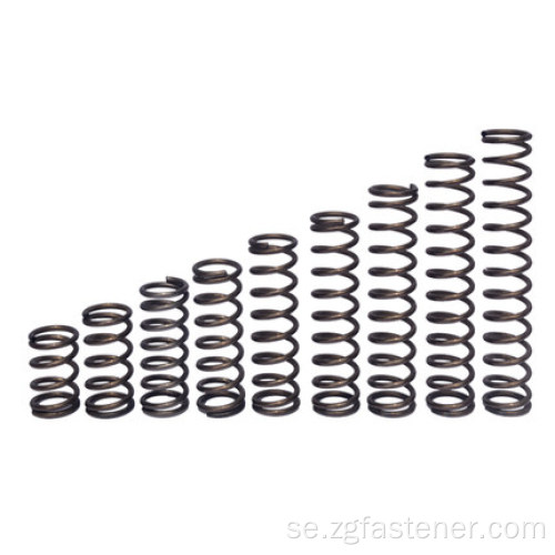 Svart oxidbeläggning cylindrisk spiralkomprimering